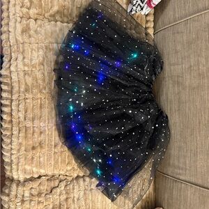 Black LED Light-Up Skirt